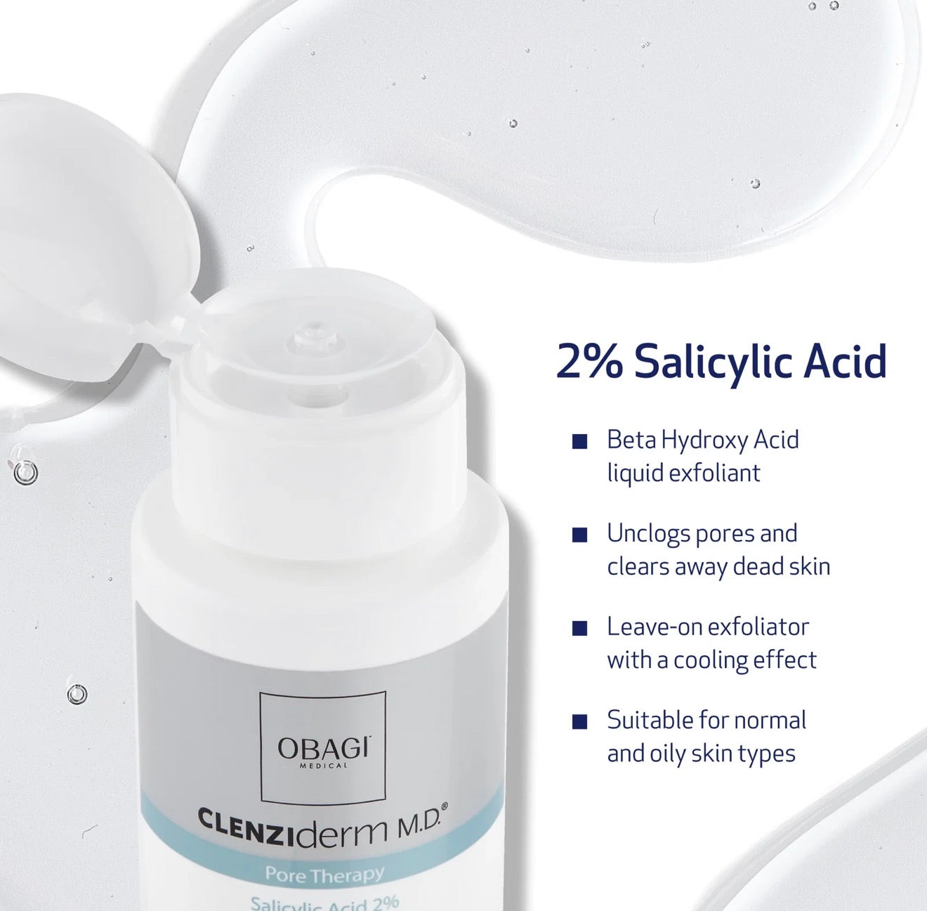 Obagi
CLENZIDERM M.D.®
PORE THERAPY
